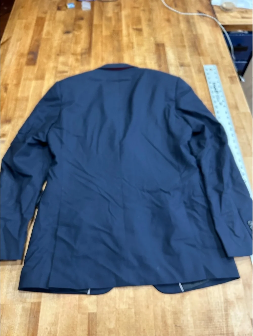 PINK Navy Blue Suit Jacket Blazer